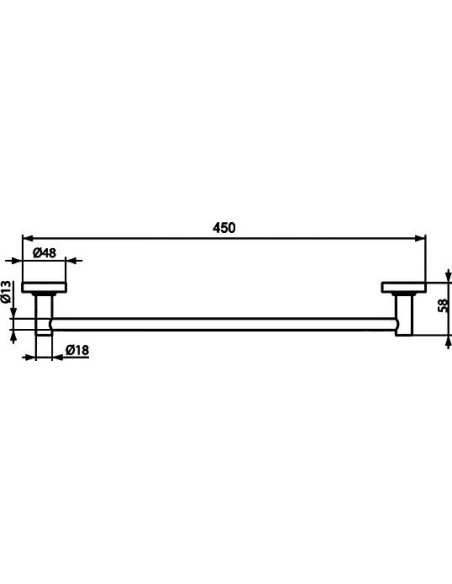 Ideal Standard dvieļu turētājs IOM