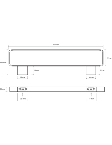 Bemeta dvieļu turētājs Nero 135004080 - 5
