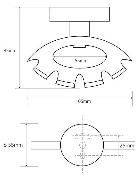 Bemeta zobu sukas turētājs Omega 104110032 - 5