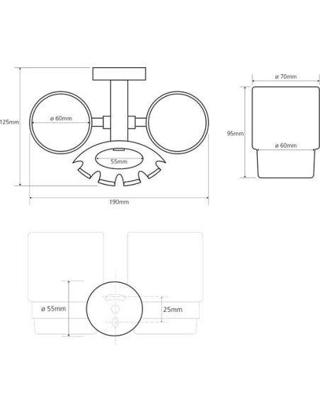 Bemeta glāze Omega 104110042 - 5