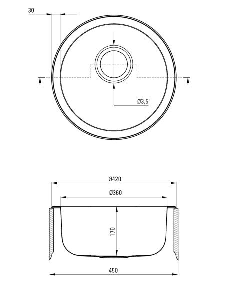 Deante virtuves izlietne TWIST 8275135 tērauda 49x17cm Deante virtuves izlietne TWIST 8275135 tērauda 49x17cm