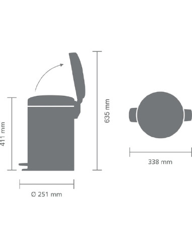 Brabantia miskaste NewIcon 113888 - 17