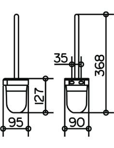 Keuco poda birste Smart 02364 2
