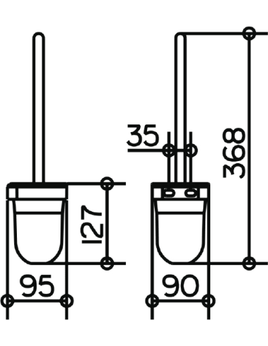 Keuco poda birste Smart 02364