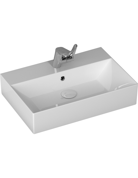 BRUSELAS60 Keramiskā izlietne 60X42X13.5 cm BRUSELAS60 Keramiskā izlietne 60X42X13.5 cm