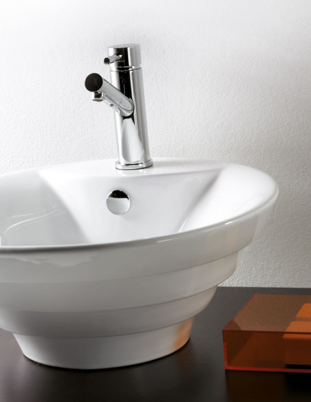 ATLANTA Keramiskā izlietne 47x19cm 0005 ATLANTA Keramiskā izlietne 47x19cm 0005