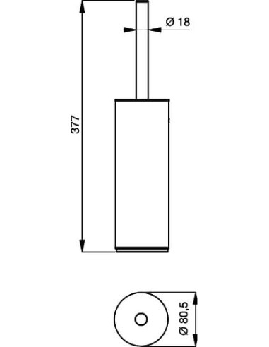 Ideal Standard poda birste Connect