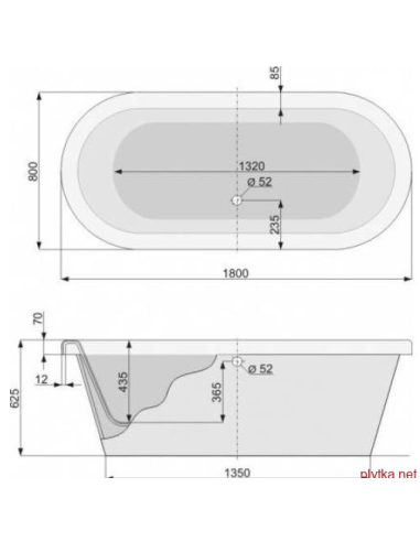 Vanna DREAM 180 ar kājām