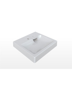 Sink for installation above the washing machine, WBX 101 60x60x11cm - 1