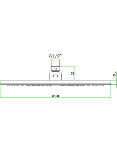 Fiore augšējā duša 35000433