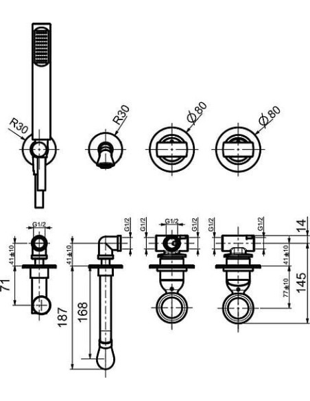 Webert dušas komplekts Opera OA860312980