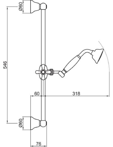Webert dušas komplekts Comfort AC0384065