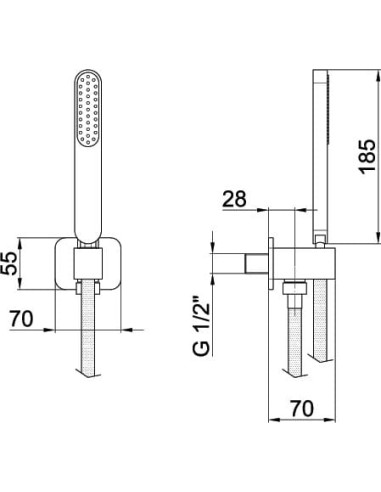 Webert dušas komplekts Comfort AC0847015