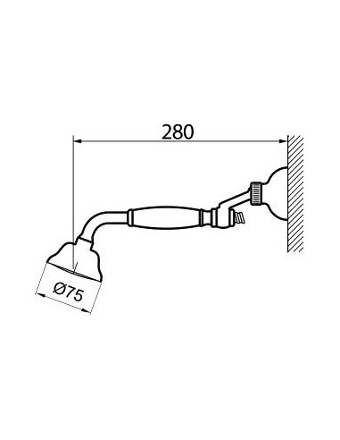 Webert dušas komplekts Ottocento AC0704010