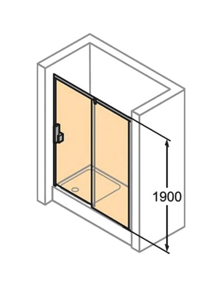 Huppe dušas durvis X1 140401.069.321