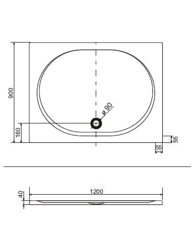 Excellent dušas paliktnis Sublime