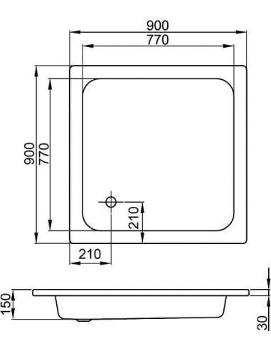 Bette dušas paliktnis 5900