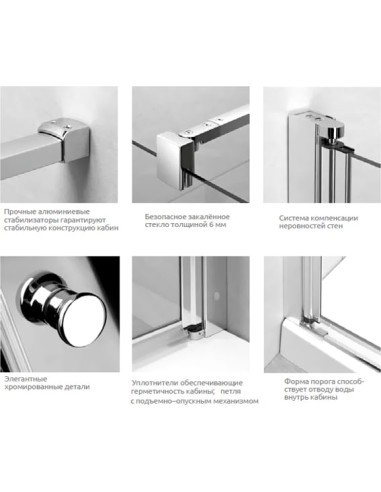 Radaway dušas stūris EOS KDD