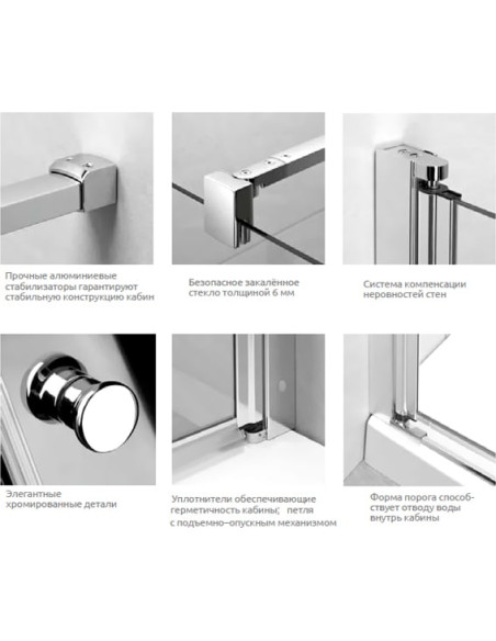 Radaway dušas stūris EOS KDD