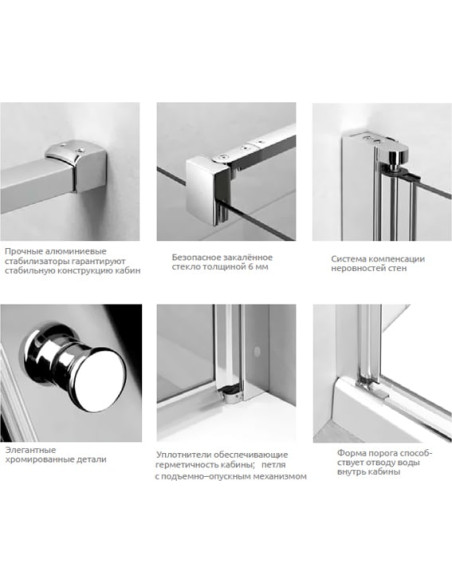 Radaway dušas stūris EOS KDD-B