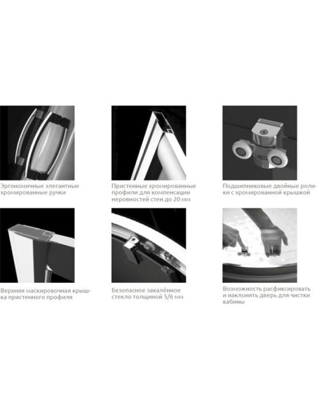 Radaway dušas stūris Premium Plus D