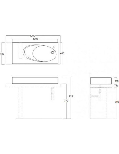 Simas izlietne Bohemien BO 14