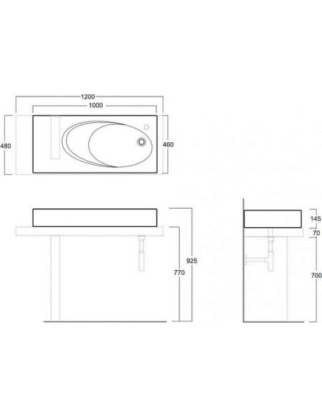 Simas izlietne Bohemien BO 14