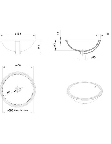 Sanindusa izlietne roku mazgāšanai Arc 108760