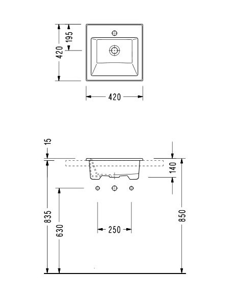 Serel izlietne roku mazgāšanai 3014