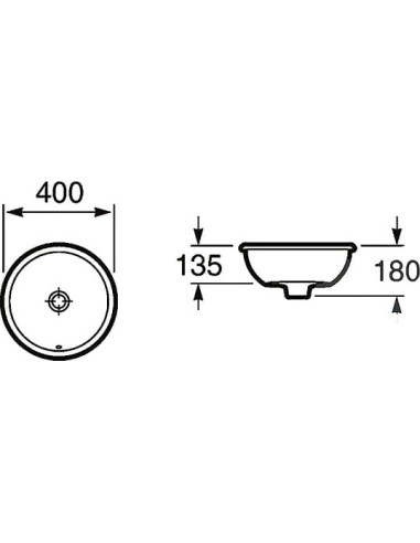 Roca izlietne roku mazgāšanai Foro 327872000
