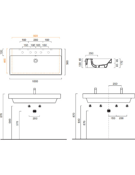 Catalano izlietne Zero 110ZP00