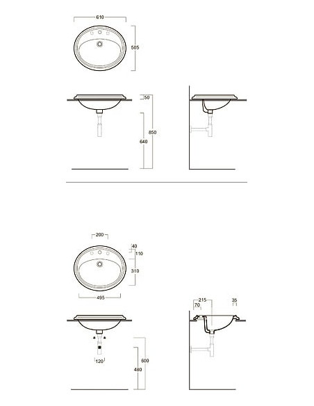 Simas izlietne Arcade AR859