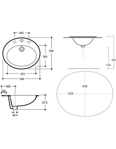 Simas izlietne Desmo S52