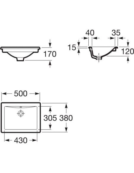 Roca izlietne Diverta 327114000