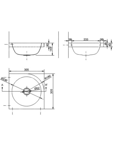Nofer izlietne roku mazgāšanai 13037.B