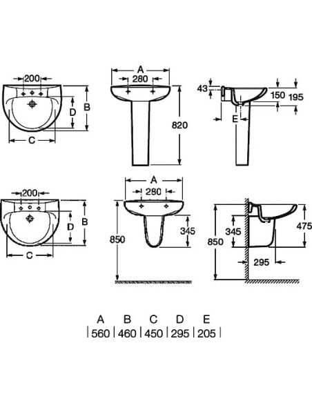 Roca izlietne Victoria 32739300Y