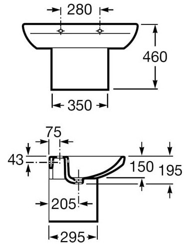 Roca izlietne Dama Senso 327510000