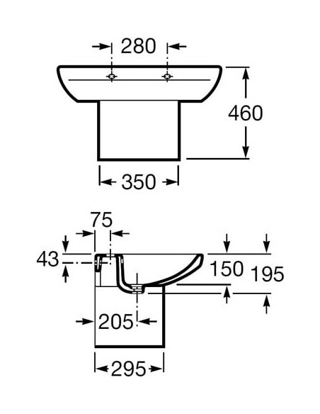 Roca izlietne Dama Senso 327510000
