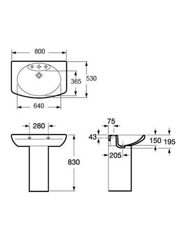 Roca izlietne Dama Senso 327510000