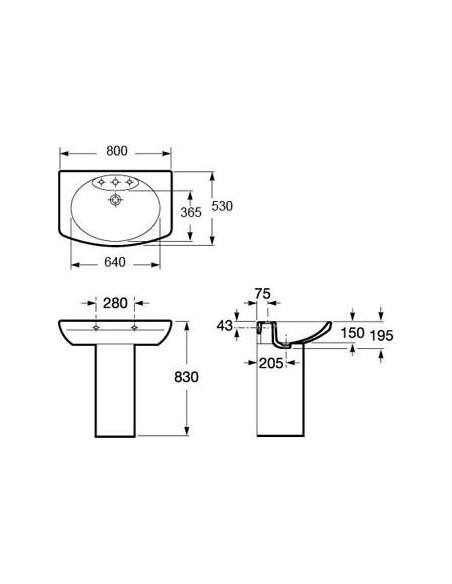 Roca izlietne Dama Senso 327510000