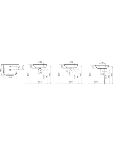 VitrA izlietne S20 5503B003 - 9