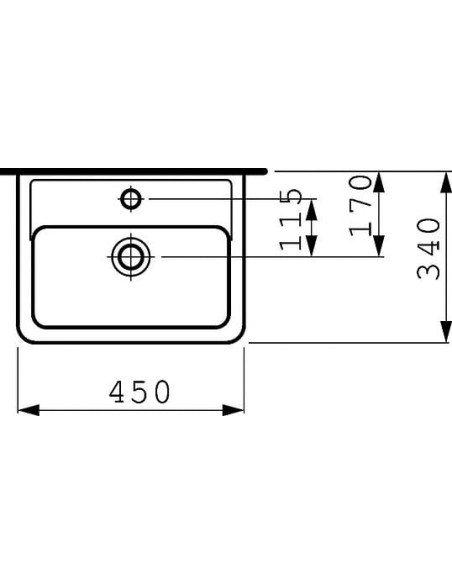 Laufen izlietne roku mazgāšanai Pro 8.1195.1.000.104.1 - 16 Laufen izlietne roku mazgāšanai Pro 8.1195.1.000.104.1 - 16