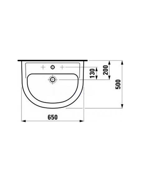 Laufen izlietne Pro 8.1095.3.000.104.1 - 9 Laufen izlietne Pro 8.1095.3.000.104.1 - 9