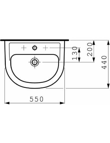 Laufen izlietne Pro 8.1095.1.000.104.1 - 4