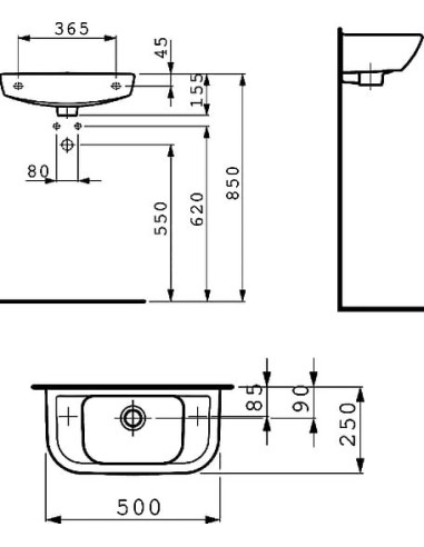 Laufen izlietne Pro 8.1695.7.000.105.1 - 4