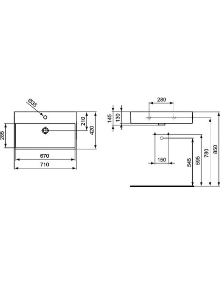 Ideal Standard izlietne Strada K078201