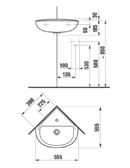 Jika izlietne Olymp 55 1661.4 - 5 Jika izlietne Olymp 55 1661.4 - 5