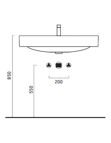 Catalano izlietne Green 80