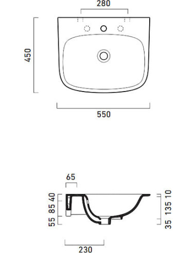 Catalano izlietne Green One 55