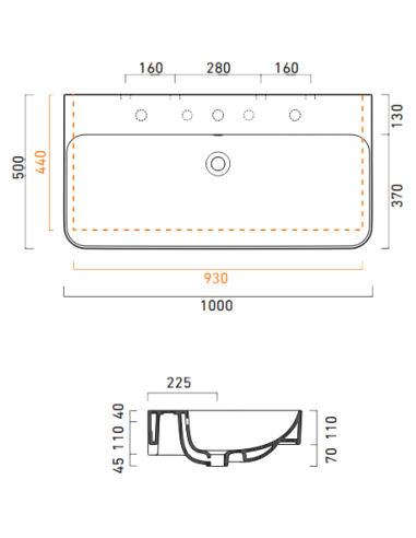 Catalano izlietne Green 100